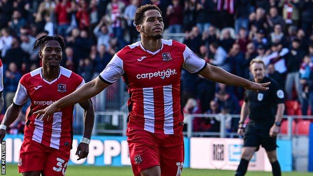 Sam Nombe: Exeter City striker repaying club's 'investment' with goals -  BBC Sport