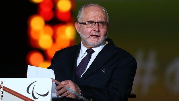 International Paralympic Committee president Sir Philip Craven