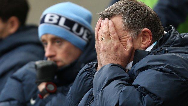 Tony Mowbray's Sky Blues suffered their second home defeat at the Ricoh Arena in eight days