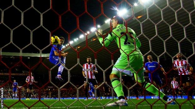 Frank Lampard scores for Chelsea against Sunderland