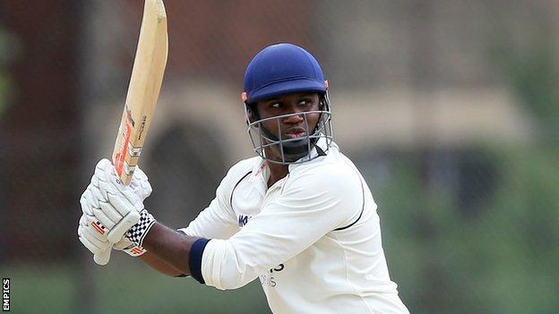 Keith Barker Warwickshire left arm all rounder open to West