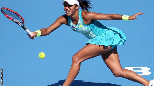 Britain's Heather Watson