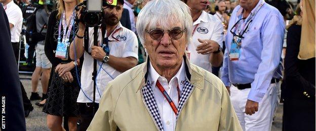 F1 supremo Bernie Ecclestone