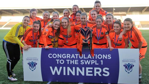 Glasgow City win the SWPL1 in 2016