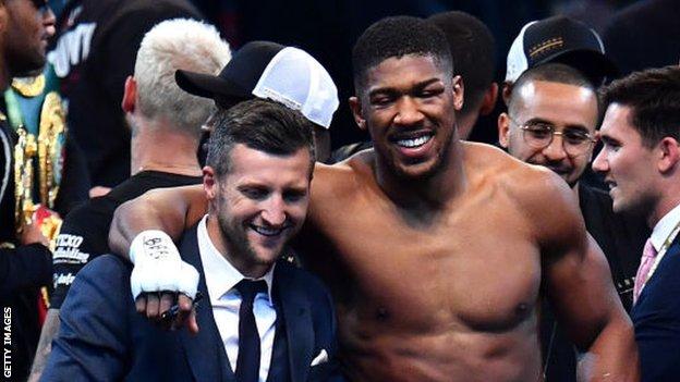 Carl Froch and Anthony Joshua