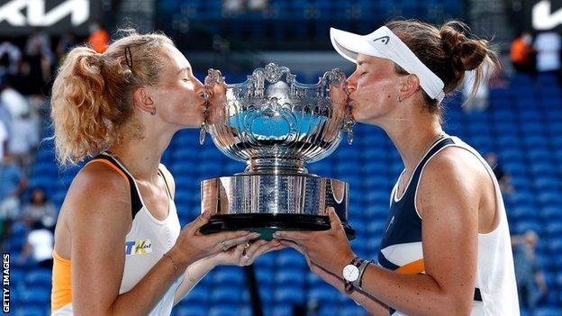 Barbora Krejcikova and Katerina Siniakova