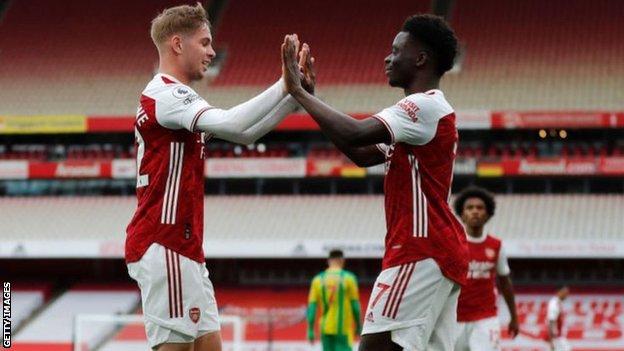 Smith Rowe and Saka