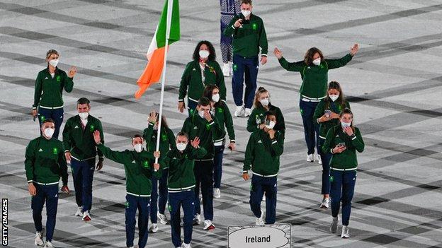 L'Irlande à la cérémonie d'ouverture à Tokyo