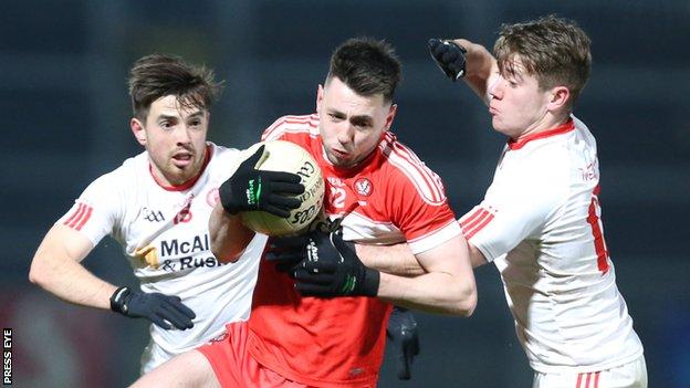 Dr Mckenna Cup Holders Tyrone Drawn Against Antrim Cavan And St Mary