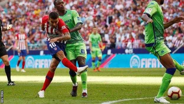 La Liga Atletico Madrid 1 0 Real Betis Bbc Sport