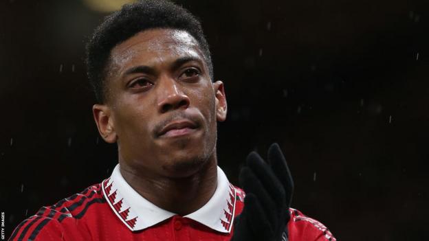 Anthony Martial scored Manchester United's opening goal of the game