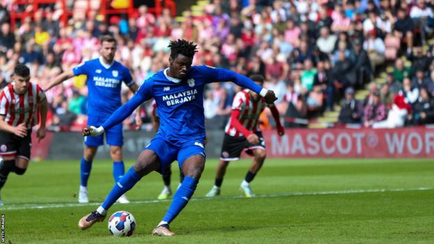 Cardiff City 1-1 Stoke City: Sory Kaba scores and misses penalty