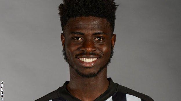 Newcastle United under-23 player Mohammed Sangare