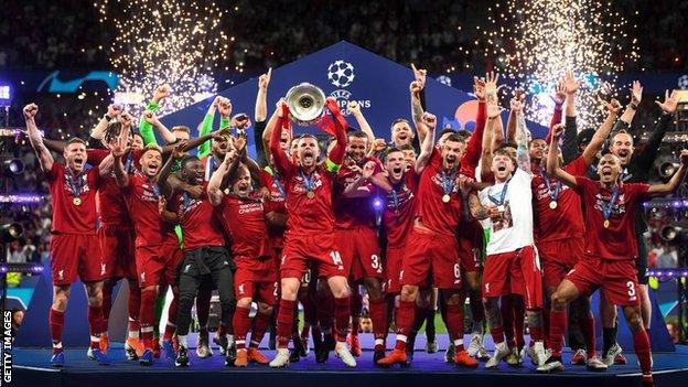 Liverpool are the current European champions after beating Tottenham in last season's Champions League final