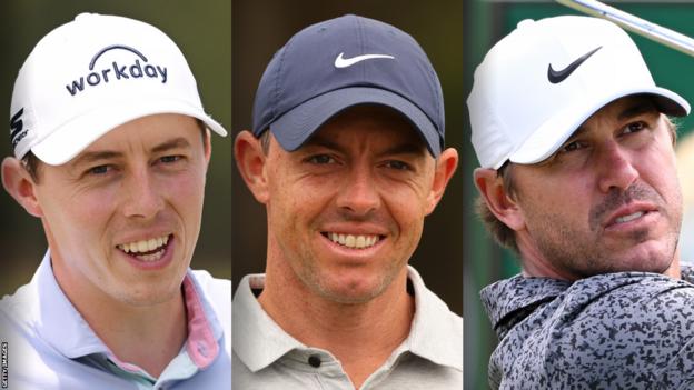 Matthew Fitzpatrick, Rory McIlroy & Brooks Koepka