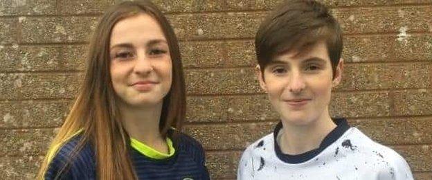 Caitlin and Kirsty McGuinness