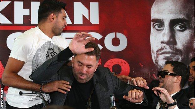 Amir Khan and Phil Lo Greco