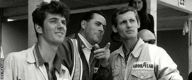 Jack Brabham and Ron Dennis