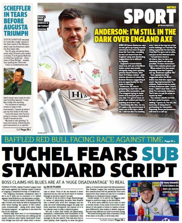 Tuesday's back pages - BBC Sport