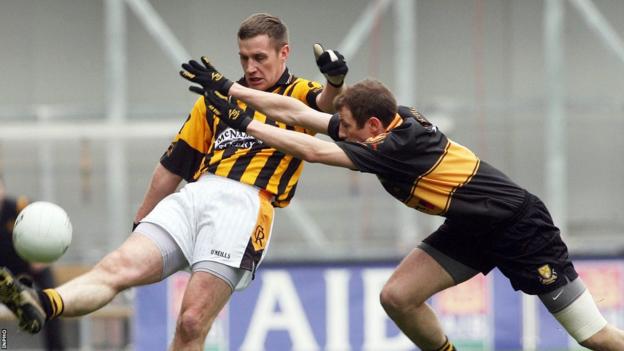 John McEntee in action against Dr Crokes during the 2007 All-Ireland Club final