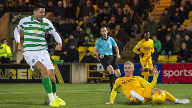 Stoppage-time Rogic leveller at Livingston moves Celtic 13 points clear