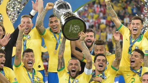 Copa America 2019 Brazil Beat Peru 3 1 To Win First Title In 12 Years Bbc Sport