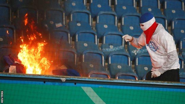 Hertha fans
