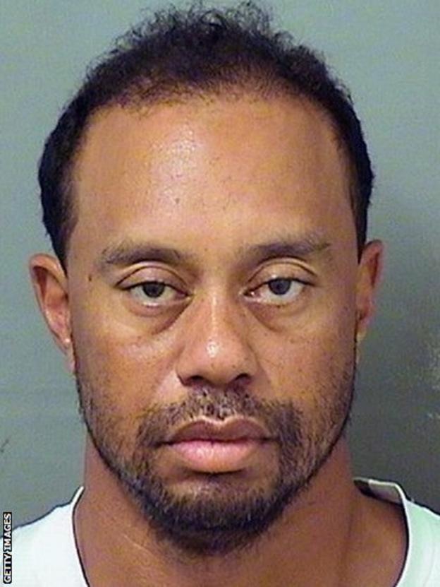 JUPITER, FL - MAY 29: (EDITORS NOTE: Best quality available) In this handout photo provided by The Palm Beach County Sheriff's Office, golfer Tiger Woods is seen in a police booking photo after his arrest on suspicion of driving under the influence (DUI) May 29, 2017 in Jupiter, Florida. Woods has been released on his own recognizance. (Photo by The Palm Beach County Sheriff's Office via Getty Images)