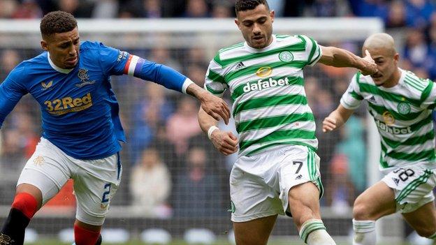 Giorgos Giakoumakis and Celtic aim to make it three successive league wins over Rangers this weekend and virtually guarantee the title