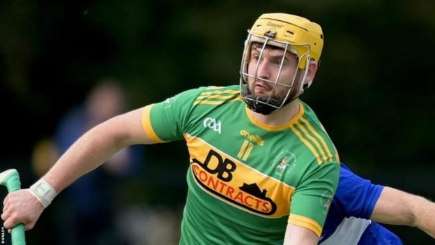 Gabriel McTaggart in action for Dunloy
