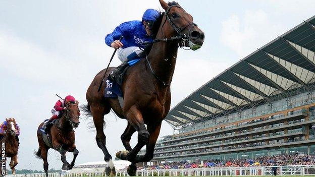 William Buick rode Adayar to victory in the King George at Ascot in July