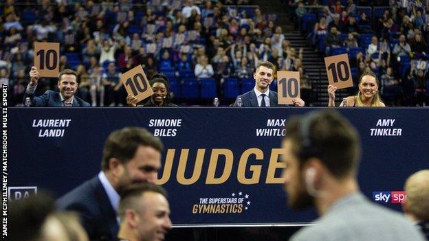 Scoring system at Superstars of Gymnastics