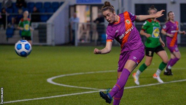 Louise McFrederick is entering her 10th season as a Linfield player