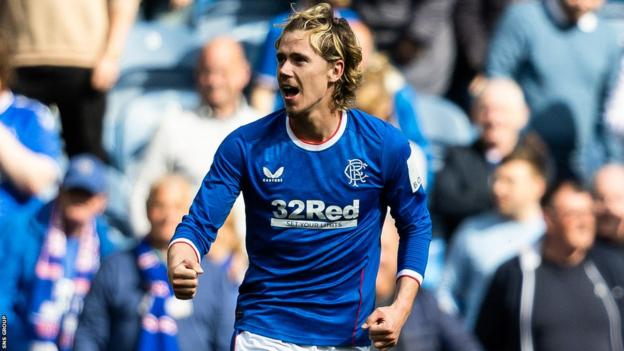 Todd Cantwell scored with a fantastic volley against Aberdeen