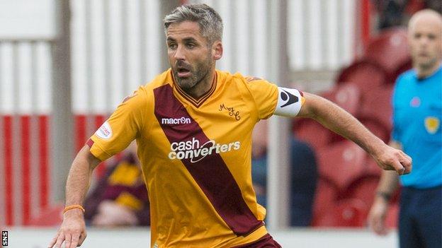 Motherwell captain Keith Lasley