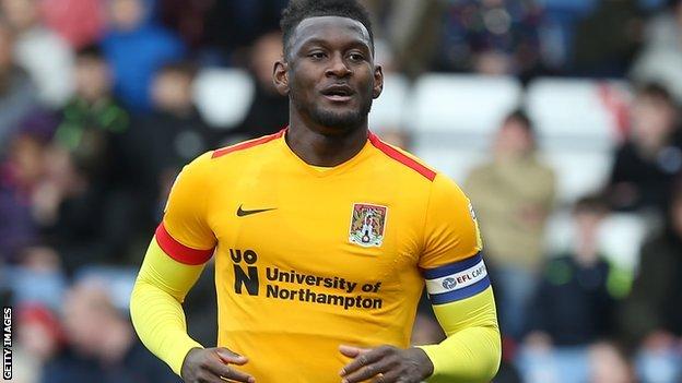 Aaron Pierre: Shrewsbury Town sign Northampton defender for undisclosed fee  - BBC Sport