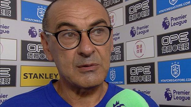 Huddersfield 0-3 Chelsea: Maurizio Sarri says his quality rather than tactics key to win - BBC Sport