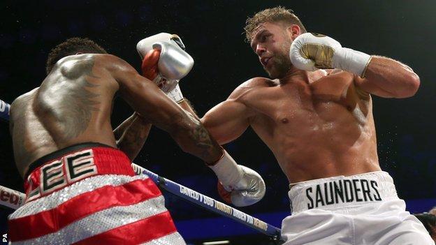 Billy Joe Saunders was making the second defence of his title