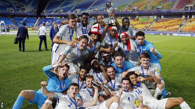 England Under-20s win the World Cup