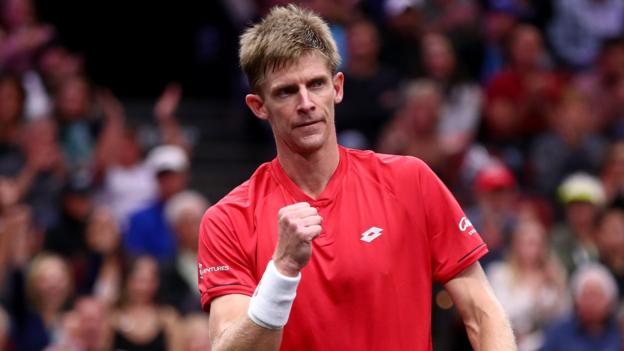 Laver Cup: Kevin Anderson gains revenge over Novak Djokovic - BBC Sport