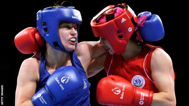 Katie Taylor came close to suffering a first defeat since 2011