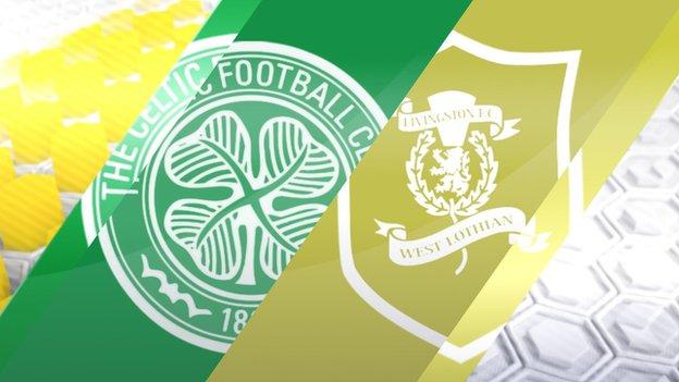 Celtic v Livingston graphic