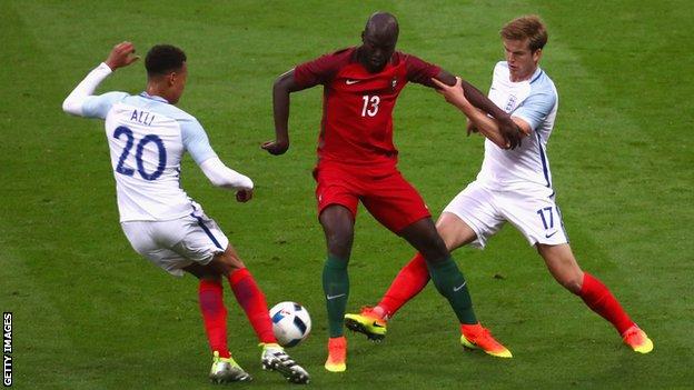 Danilo Pereira in action for Portugal against England earlier this month