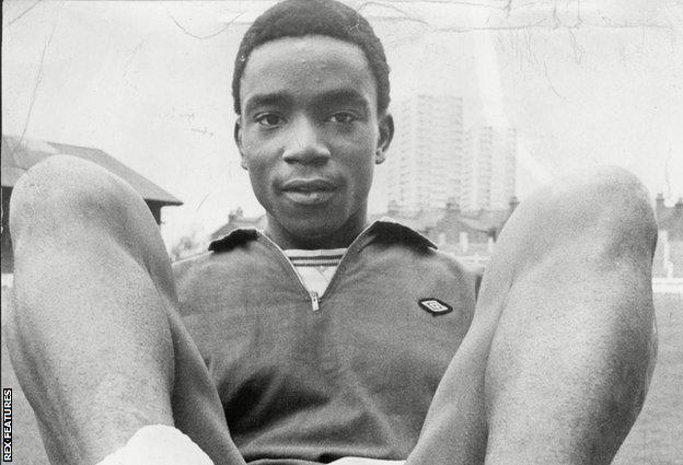 Laurie Cunningham, pictured in 1975