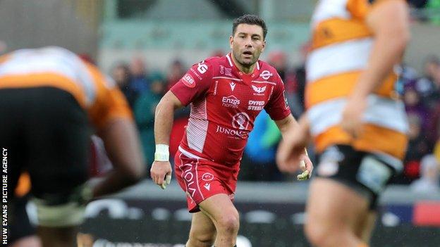 Kieron Fonotia was back in action for Scarlets against cheetahs on 2 November, 2019