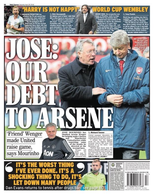 Saturday's newspapers BBC Sport