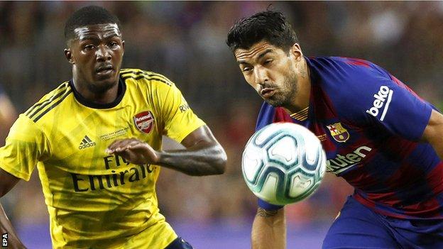 Barcelona 2-1 Arsenal: Pierre-Emerick Aubameyang Scores In Friendly Defeat  - Bbc Sport