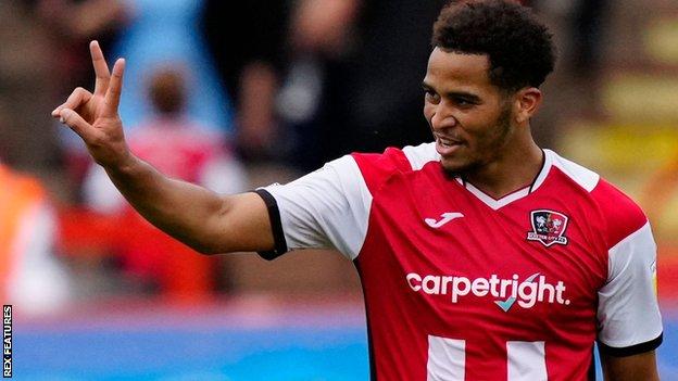 Sam Nombe: Exeter City striker says feeling 'appreciated and wanted' will help him score more goals - BBC Sport