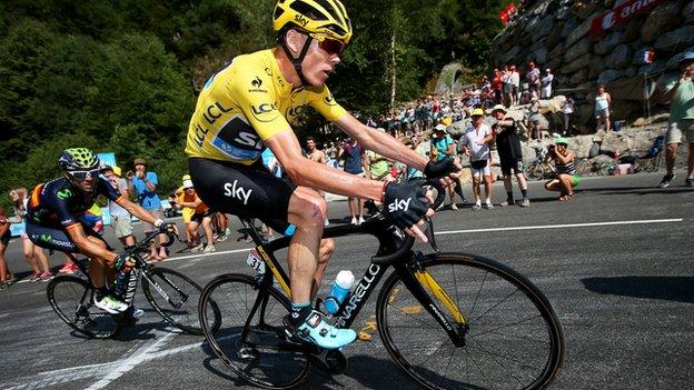 Chris Froome during stage 11 of the Tour de France