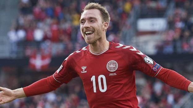 Uefa Nations League: Christian Eriksen strikes twice as ...